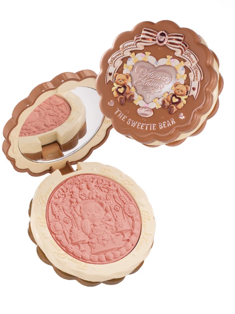 The Sweetie Bear Pink Blush Compact — Garden Picnic Cheek Color #02
